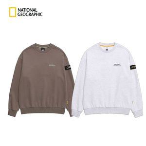 내셔널 지오그래픽 맨투맨 네셔널 컨셉 동물 그래픽 남녀공용 긴팔 겨울 기모 커플티 따뜻한