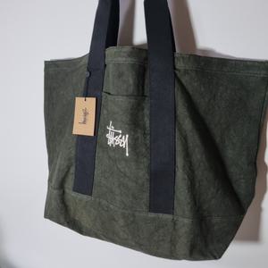 스투시 토트백 숄더백 학생 직장인 캔버스 워시드 빅사이즈