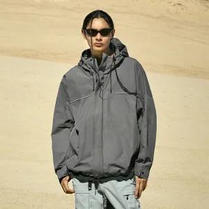 플루크 고프코어 스트링 후드 집업 자켓 FJK118 / 2color W