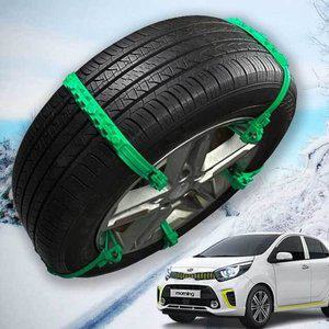 올뉴모닝 미끄럼방지 타이어체인 스노우 우레탄 우레 (WFH2M6I)