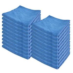 제이오마켓 초극세사 경편 2합 이지타올 40X60 하늘색 20P/청소용 주방 세차 극세사 손걸레 보루 융 요술 행주