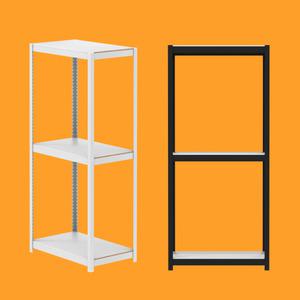 주방 수납장 3단 가로 x 깊이 900 600 1500 흔들림 없는 수납선반 간식 매장용 정리 캐비닛 설치 스피드랙