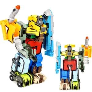 조립식 로봇 숫자 장난감 아이언 변신 로보트 어린이날 합체 선물 세트 유아 실내 놀이