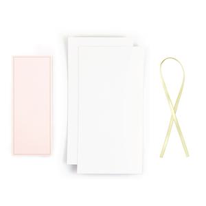 프레스코21 압화책갈피 무지(핑크)디자인 반제품 만들기 북마크 수업재료 교구 공예재료