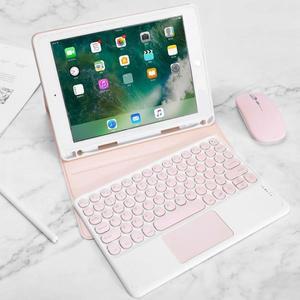 삼성 호환용 갤럭시 탭 A7 10.4 인치 케이스, 블루투스 키보드 SM-T500, T503, T509