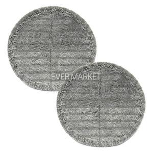 물걸레청소기 패드 걸레 원형 극세사 청소포 22cm(그레이) 2장 아너스 한경희 휴스톰 호환