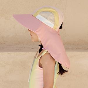 어린이 키즈플랩캡 자외선차단모자 햇빛차단 버킷햇 여름 물놀이모자 썬캡