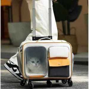 강아지 이동 캐리어 운반 가방 반려견 투명 산책 여행