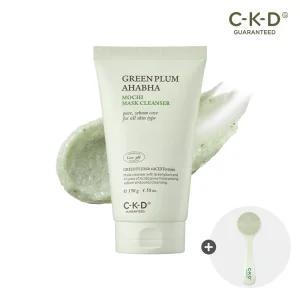 CKD 청매실 AHA BHA 피지제로 팩솝 클렌저 130g+실리콘 모공 브러쉬