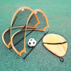 아이워너 짐앤키즈 미니 팝업 골대 2개 세트 축구공 가방 펌프 포함 풋살 축구