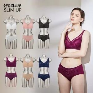 신영와코루 슬림업 프리미엄 메모리슬림 브라팬티  6 SET)