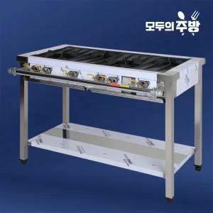 업소용 가스렌지 1200 4구렌지 일반버너 LPG LNG 간택기 화구 영업용