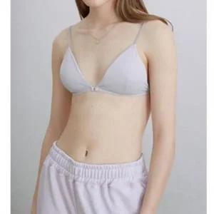 노와이어 앞후크 브라 심리스 무봉제 반컵 브라렛