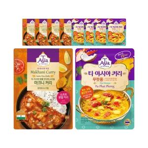 티아시아키친 마크니 커리 분말 100g, 5개+푸팟퐁 커리 분말 100g, 5개
