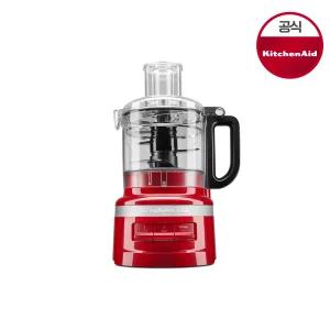 키친에이드 7컵 푸드프로세서 1.75L 믹서기 다지기 채썰기 (엠파이어 레드/5KFP0719XWER)
