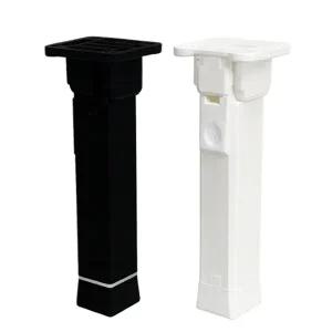 4단 높이조절 접이식 가구다리 발통 거실장 서랍장 테이블 상다리 책상 교자상다리 부속