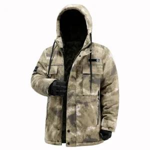 밀리터리점퍼 겨울 잠바 방한복 후드 빅사이즈 방수 기모 점퍼 야외 전술자켓 작업 야상 남성