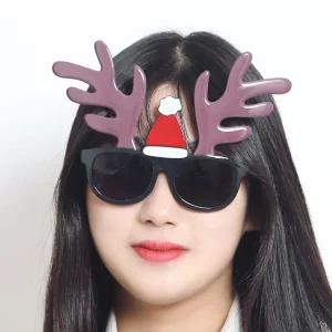 고품질 산타모자쓴 루돌프 안경 크리스마스선물 크리스마스꾸미기 (WCF2682)