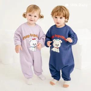 [밀크베이비] 플레이투게더 유아기모수트 아기외출우주복