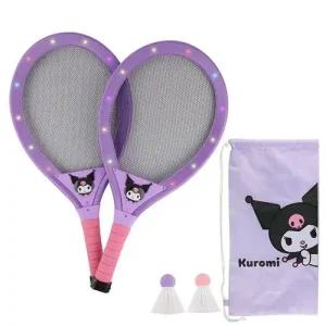 키즈배드민턴세트 산리오 쿠로미 LED 빅민턴 세트 1P 배드민턴 셔틀콕