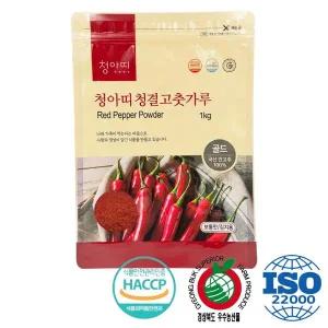 2025년 경북 의성(국내산) 청아띠 골드 고춧가루 보통맛 1kg