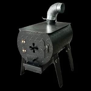 거꾸로타는 난로 화목난로 새한 카페 주물 리버스