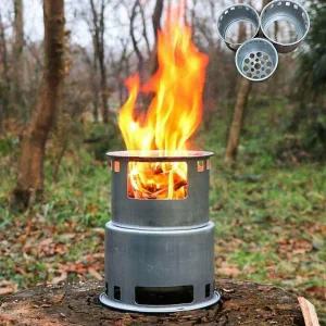 캠핑난로 가정용 캠핑용 야외용품 원통형 미니화로 소형 화로대 불멍 화롯대jkl732
