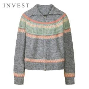 [인베스트] 소프트 나염 집업 울 가디건_IN5W1KC4661