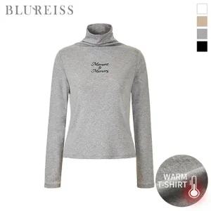 [블루레이스] 레터링 기모 터들넥 티셔츠_B5W1TS6520
