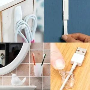 부착형 다용도 후크 도어걸이 심플 행거 옷걸이 (WFKM707)