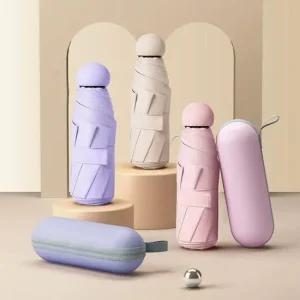 가벼운 미니 양우산 초경량 우양산 암막 자외선차단