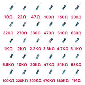 아두이노 저항 30종류 20pcs 1/4W 1% 세트
