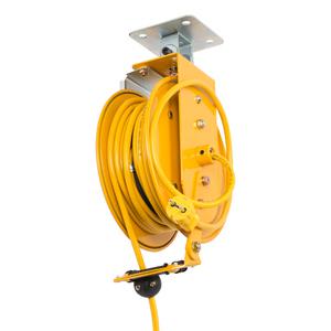 천장 벽면 고정용 오토릴 코드선 자동감김 콘센트 2.5SQ 길이 10m 골프카트 충전용 릴선 코드선