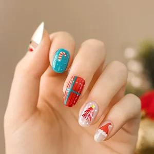 크리스마스 젤네일 패치 /겨울 연말 네일 스티커