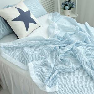 바숨 심플라인 여름홑이불+침대패드+베개커버 침구풀세트 퀸 Q