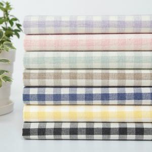 슈슈룸[C-267] 멜란지 워싱 체크 7종 택1 원단 패브릭 홈패션