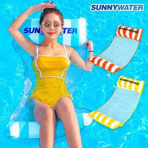 [써니워터] 스트라이프 해먹 튜브 물놀이튜브 대형튜브