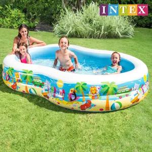 인텍스 바닷가 패밀리풀 56490 미니풀장 가족수영장 볼풀장 유아 아기풀장