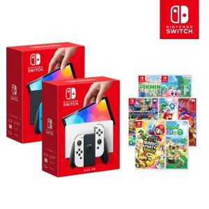 닌텐도 스위치 OLED 본체 + 게임타이틀 본체 색상/게임팩 옵션선택 오늘출발