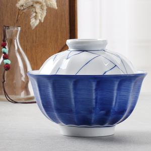 시만토 돈부리 그릇 대 뚜껑있는 텐동 밥그릇 덮밥 일본식 규동 공기