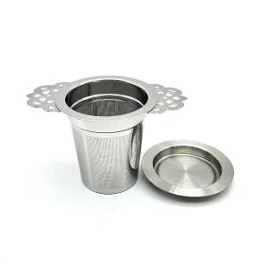 고원 양날개 티스트레이너 75mm 차거름망 티인퓨저 티망 (받침포함)