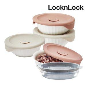 락앤락 바로한끼 도자기 밥용기 355ml 4P 냉동밥보관용기 T_44