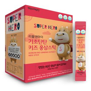 [11PAY 7% 지급] 개성고려삼인 리틀앤마더 기초탄탄 키즈 홍삼스틱 10g 100포