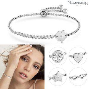 [노미네이션]팔찌 MILLELUCI (밀레루치)  steel and cz 028008 (택1)