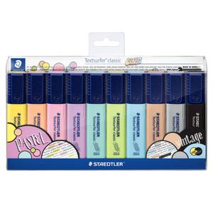 스테들러 파스텔 형광펜 364 10색 세트 신학기문구 필기용품 텍스트서퍼