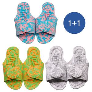 국산 헤라칸 발 발바닥 지압 다이어트 슬리퍼 신발 2개