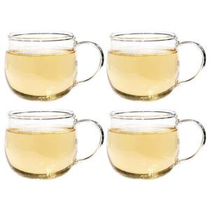 마린글라스 라운드 내열유리 에소프레소 커피잔세트-4개/100ml