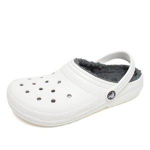 [크록스] 키즈 클래식 라인드 클로그 주니어 아동 털 샌들 슬리퍼 207010-10M