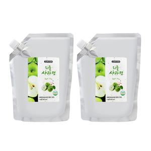 쥬피터 리플 사과잼 1kg x 2개