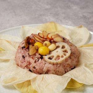 담소연 수제 연꽃밥 연잎밥 220gx10개 세트 잡곡 즉석 찰밥 다이어트 무농약 국내산 김기심 명인 설선물 추석 명절  비건  정월대보름 